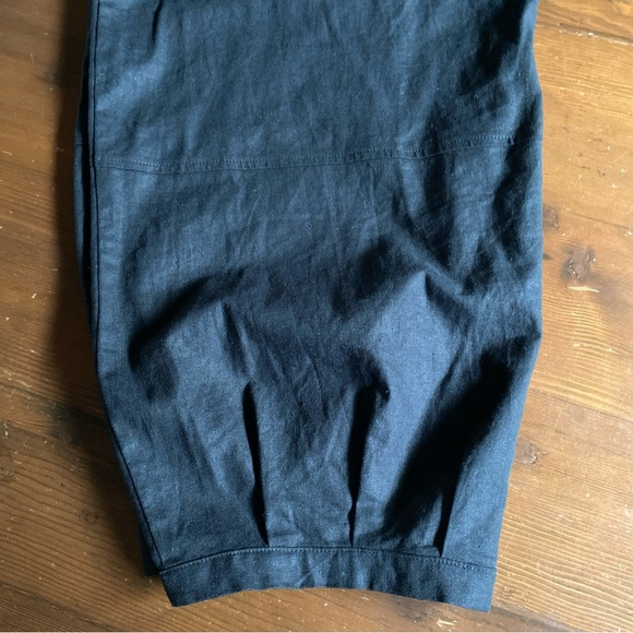 NWT The Celect Los Angeles Black Linen Pull-On Balloon Pants Streetwear Size XL - Picture 8 of 16